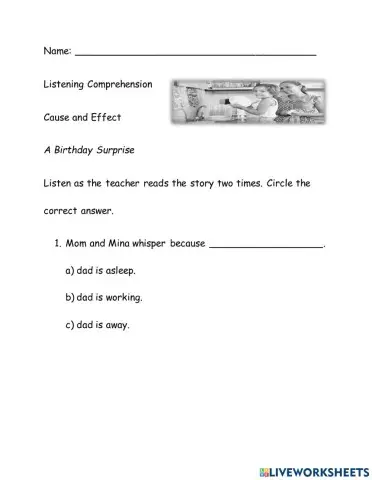 Cause and Effect Listening