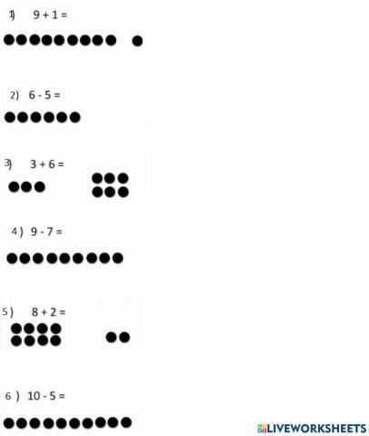 Add and Subtract with pictures