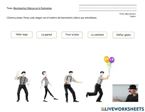 Movimientos Clasicos del Mimo