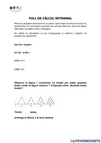 Full de càlcul 25-OM