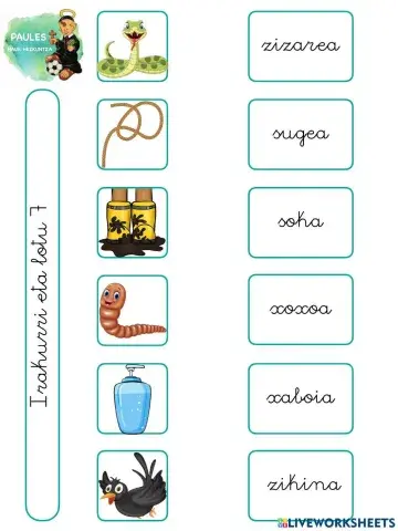 5 urte. IRAKURKETA. Irakurri eta lotu 07