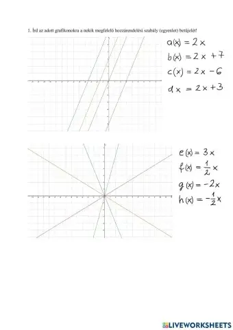 Lineáris függvények