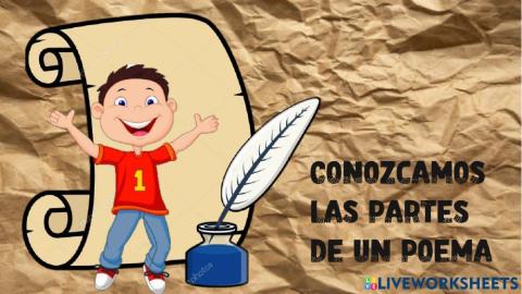 Conoscamos las partes de un poema