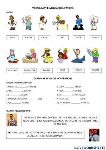 Revision - vocabulary & grammar