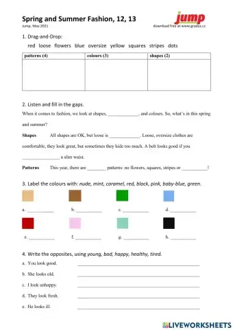 Spring and Summer Fashion