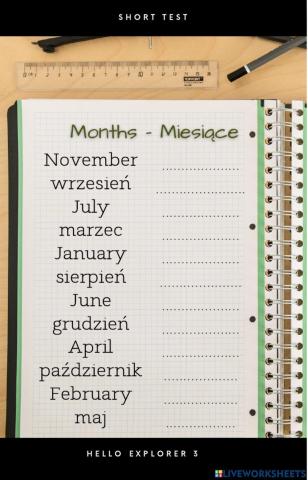 Hello Explorer 3-short test-months