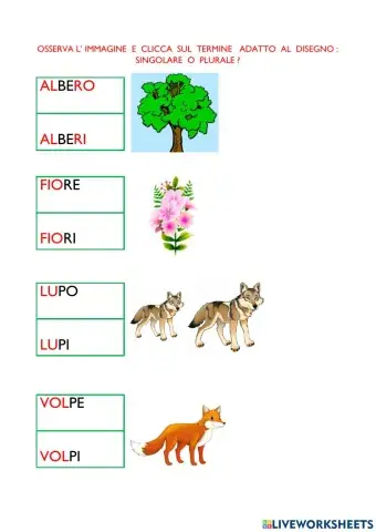 La natura: singolare e plurale