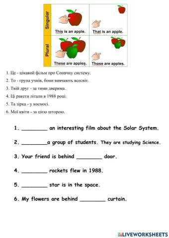 This is-That is-These are-Those are