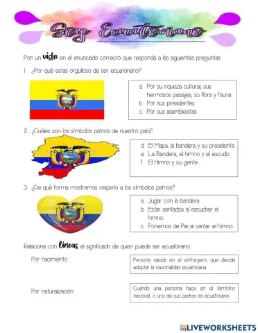 Soy ecuatoriano