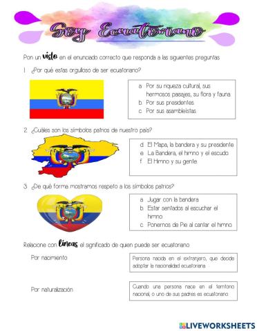 Soy ecuatoriano