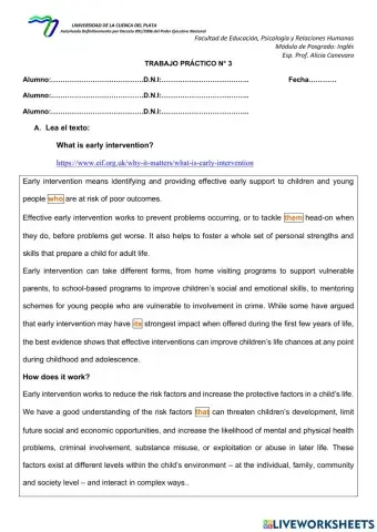 Lecto comprensión Psychology