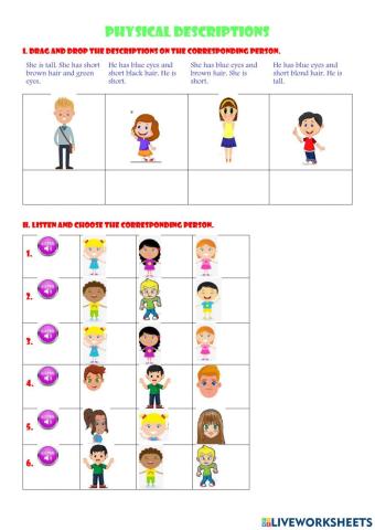 Physical descriptions