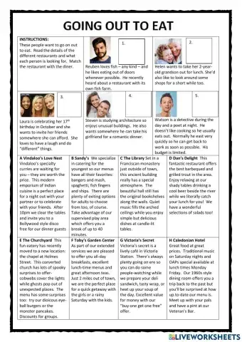 Going Out to Eat PET Reader