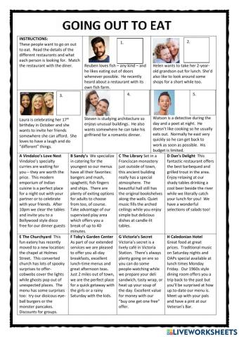 Going Out to Eat PET Reader