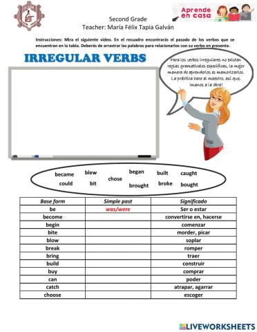 Irregular verbs