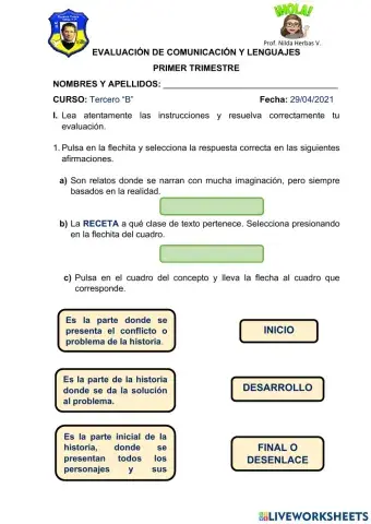 Evaluación del conocimiento