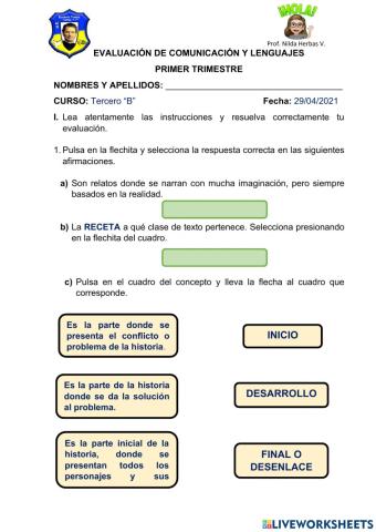 Evaluación del conocimiento