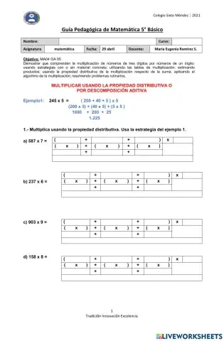 Multiplicaciones