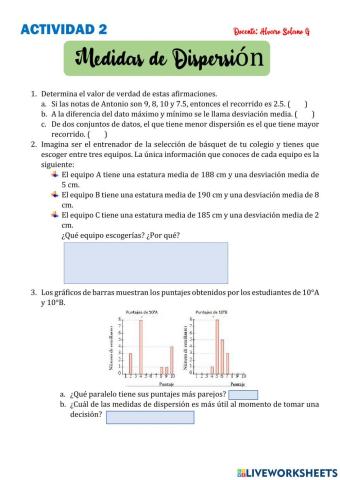 Medidas de dispersión