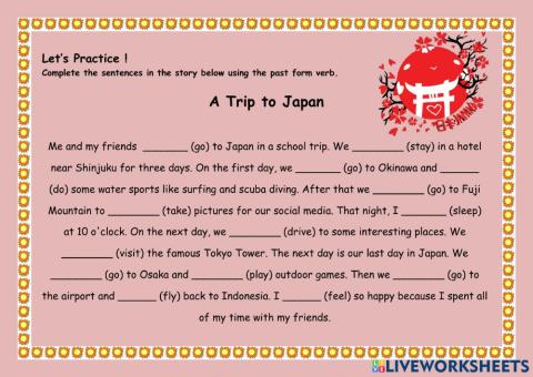 A School Trip to Japan