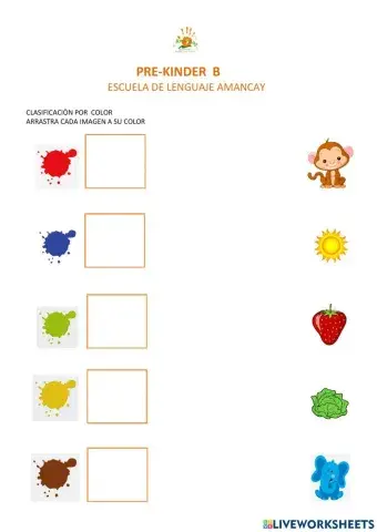 Clasificación por color