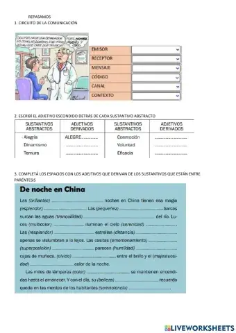 Circuito y sustantivos