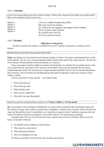 Test 5B Spotlight 10, Module 5