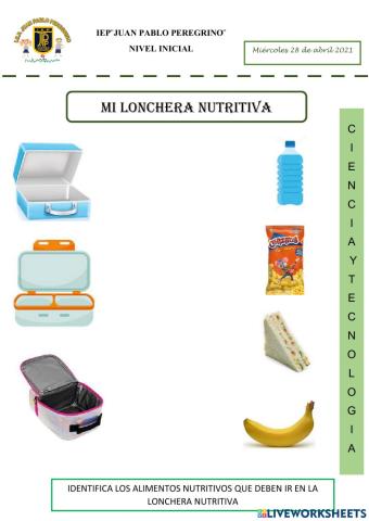 Lonchera nutritiva
