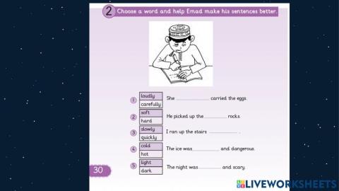 Adjectives and adverbs