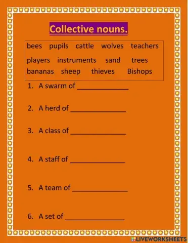 Collective nouns