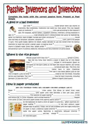 Passive and Inventions