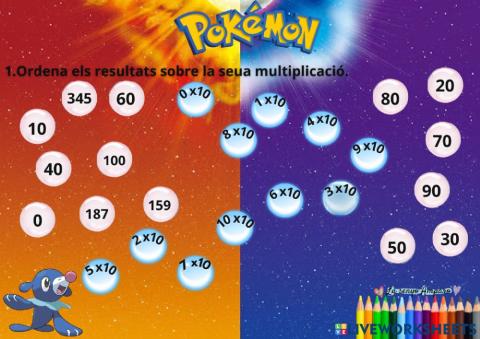 Pokemon tabla 10