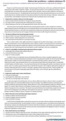 Matura - zadanie tekstowe ABC 5