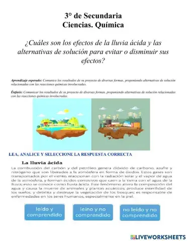 Aprende en casa química tercer grado