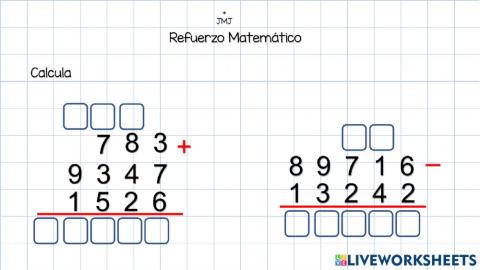 Adición y Sustracción