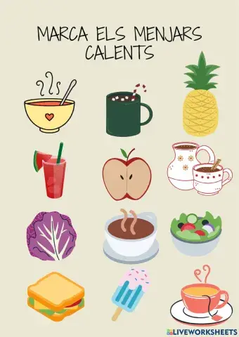 Mareca els aliments calents