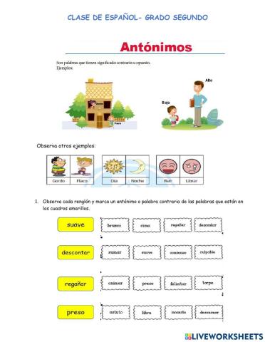 Antónimos