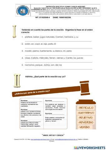 Oraciones simples y compuestas