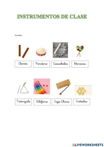 Instrumentos Musicales del cole