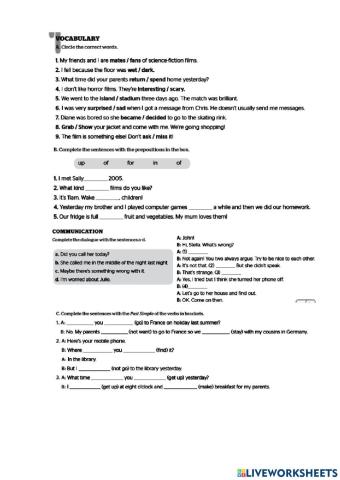 Test  Module 7 Full Blast 1