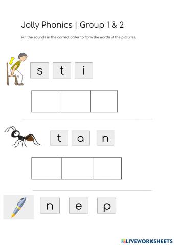 Jolly Phonics group 2