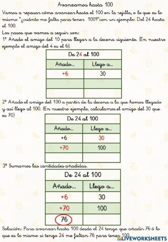 Avanzamos hasta el 100 con rejilla 1