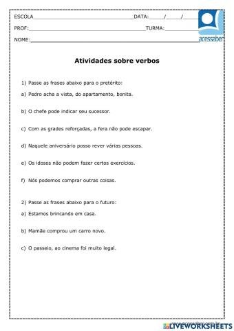 Português - verbos