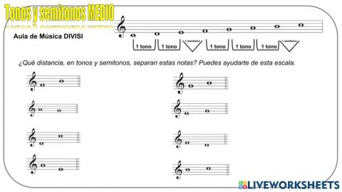 Tonos y Semitonos medio