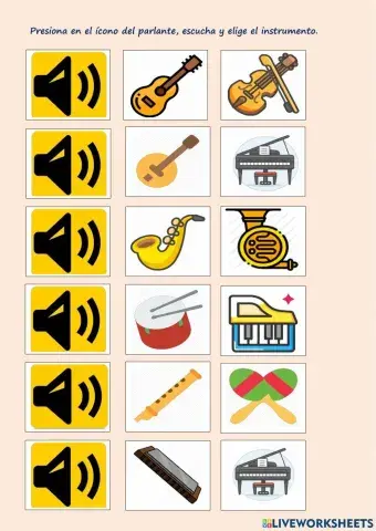 Listening Musical instruments