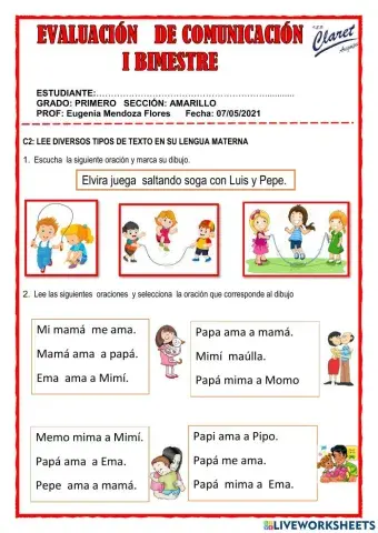 Evaluacion de comunicacion