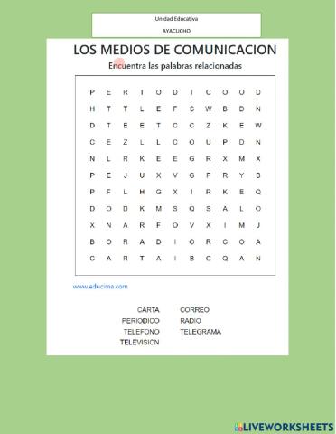 Los medios de comunicación