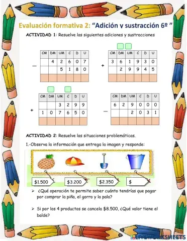 Adiciones y Sustracciones