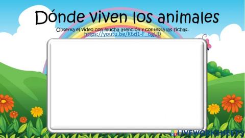 Dónde viven los animales