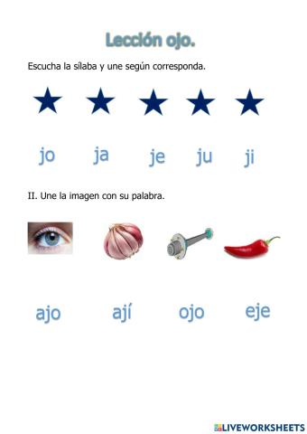 Lección ojo